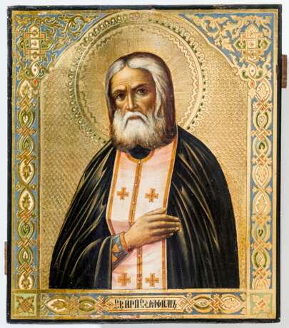 Ikone des heiligen Seraphim von Sarow - фото 1
