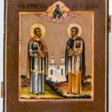 Ikone der heiligen Arztpatrone Cosmas und Damian - Foto 1