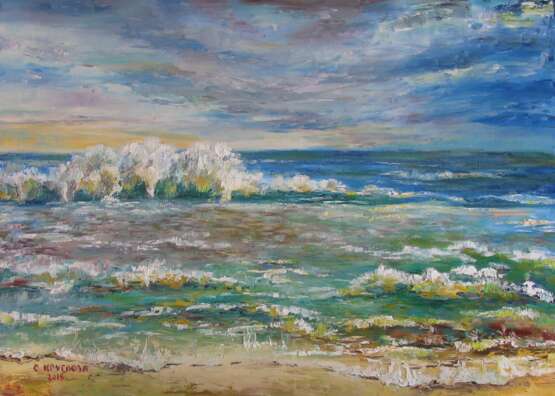 “A light breeze” Canvas Oil paint Impressionist Marine 2015 - photo 1