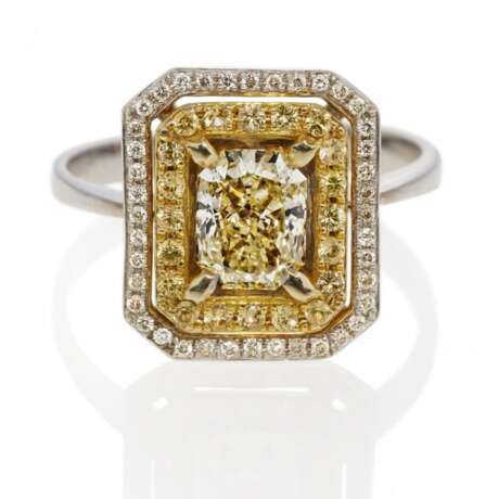 Diamant-Saphir-Ring - Foto 1
