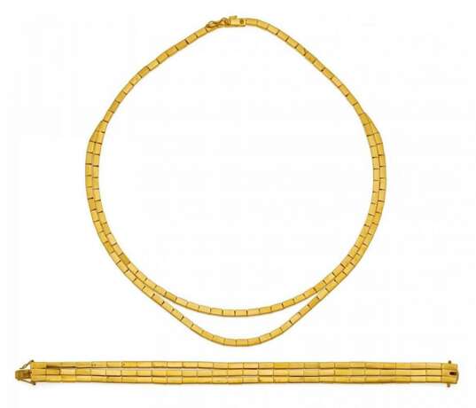 Gold-Set: Collier und Armband - Foto 3