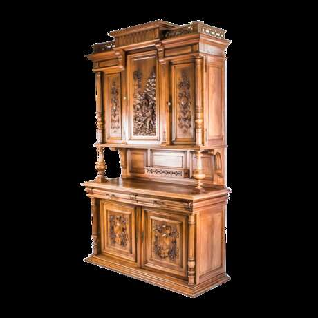 “French sideboard solid walnut mid-nineteenth century” Wood Lacquer Romanticism France 1880 - photo 1
