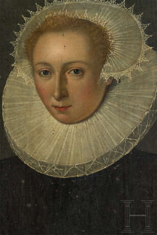 Frans II. Pourbus - Portrait einer jungen Dame, datiert 1592 - photo 2