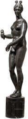 Ренессанс-бронзовая скульптура стоя Венера, Италия, 17. Века