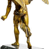 Bedeutende, feuervergoldete, klassizistische Skulptur des Kronos, Paris, um 1780 - Foto 5