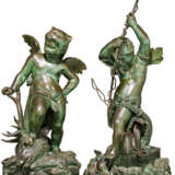 Ein Paar feine Skulpturen Herkules und Poseidons, Frankreich, 19. Jahrhundert - photo 1