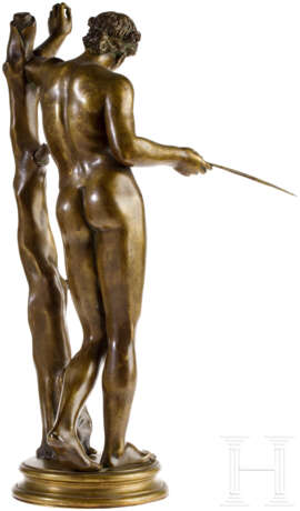 Klassizistische Skulptur des Apollon Sauroktonos, Frankreich, 19. Jahrhundert - Foto 2