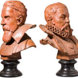 Ein Paar Terrakottabüsten, Galilei und Tycho Brahe, deutsch/Italien, 2. Hälfte 19. Jahrhundert - фото 2