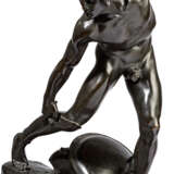 Constant Ambroise Roux (1865 - 1942), Bronzeskulptur, "Der Zorn des Achilles" - Foto 3