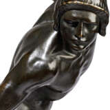 Constant Ambroise Roux (1865 - 1942), Bronzeskulptur, "Der Zorn des Achilles" - Foto 6