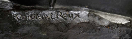 Constant Ambroise Roux (1865 - 1942), Bronzeskulptur, "Der Zorn des Achilles" - photo 7