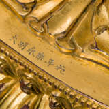 Vergoldete Bronze des Manjushri, Tibet, 18./19. Jahrhundert - фото 6