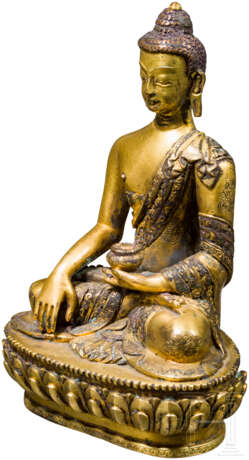 Vergoldeter Buddha, Tibet - Foto 2