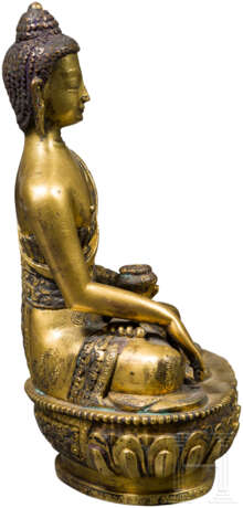 Vergoldeter Buddha, Tibet - Foto 3