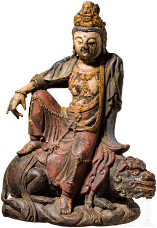 Gusseiserne Figur der Guanyin, China, Ming-Dynastie - photo 1
