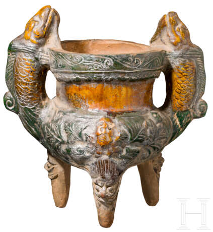 Keramik-Opfergefäß, China, späte Ming-Dynastie, 16. Jahrhundert - photo 1