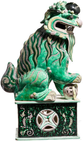 Großer Foo-Hund aus Porzellan, China, 19. Jahrhundert - Foto 3
