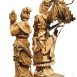 Elfenbein-Figurengruppe, China, um 1920 - photo 4