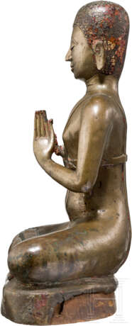 Bronze-Buddha, Thailand, Ayutthaya-Periode, 17. Jahrhundert - photo 3