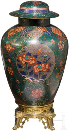 Cloisonné-Vase, Japan, Meiji-Periode - Foto 1
