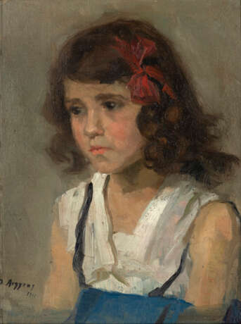 Argyros, Oumbertos. Bildnis eines Mädchens, 1913 - Foto 1