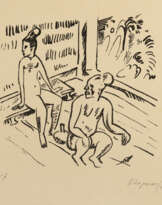 Südsee, Reisebilder 34 (Im Haus), 1919