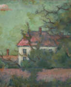 Erich Buchholz. Haus in Landschaft, 1924