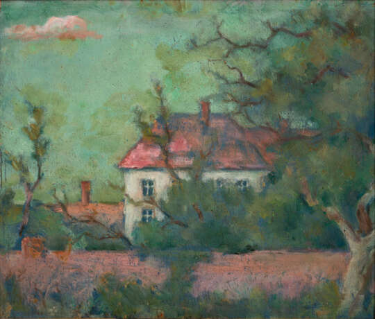 Buchholz, Erich. Haus in Landschaft, 1924 - Foto 1