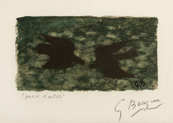 Braque, Georges. Le pays total, 1962 - Foto 1
