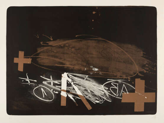 Tàpies, Antoni. A effacé, 1974 - Foto 1