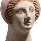 Polychrome Oinochoe mit plastischem Antlitz einer Dame, Canosa, Unteritalien, 4. Jahrhundert vor Christus - фото 5