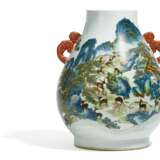  Große hu-Vase mit den Einhundert Hirschen - photo 1