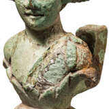 Bacchus-Büstenapplike, Bronze, römisch, 2. - 3. Jahrhundert - фото 1