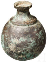 Bronze-Aryballos, römisch, 1. - 3. Jahrhundert
