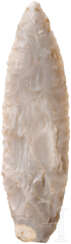 Lanzettförmige Dolchklinge, Flint, Kupferzeit, 3. Jahrtausend vor Christus