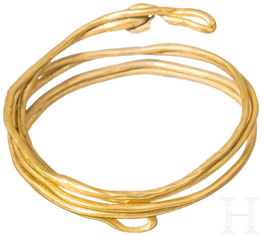 Goldspiralreif, Mittlere Bronzezeit, ca. 14. Jahrhundert vor Christus - Foto 2