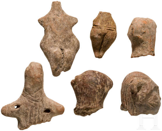 Sechs neolithische Idole, Südosteuropa, Neolithikum, 5. Jahrtausend vor Christus - фото 2