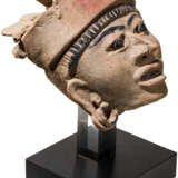 Veracruz Terrakotta-Kopf eines Kriegers, Mexico, Remojadas-Kultur, ca. 100 vor Christus - 800 n. Chr. - фото 3