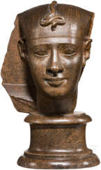 Abguss eines monumentalen Pharaonenkopfes