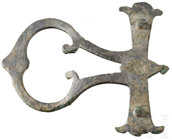 Militärische Gürtelöse, verzinnt, römisch, 3. - 4. Jahrhundert - фото 2