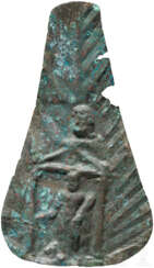 Votivblech aus Bronze mit Darstellung des Herkules, römisch, 2. - 3. Jahrhundert n. Chr.