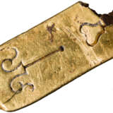 Goldene Riemenzunge, frühbyzantinisch, 6. - 7. Jahrhundert - Foto 2