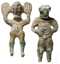 Zwei Votivfiguren, Westasien, 8. - 6. Jahrhundert vor Christus