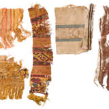 Fünf Textilfragmente, Peru, Chancay, 900 - 1470 - Foto 1
