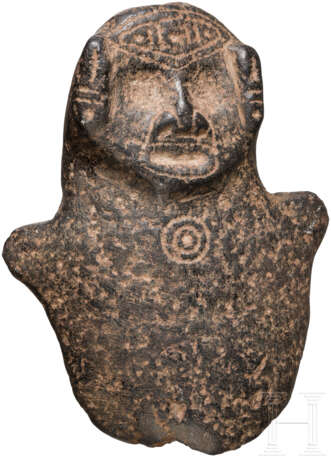 Figürliche Stele aus Basalt, Karibik, Taíno-Kultur, 11. - 15. Jahrhundert - Foto 1