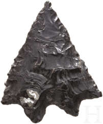 Atlatl-Spitze, Obsidian, Mexiko, präkolumbianisch