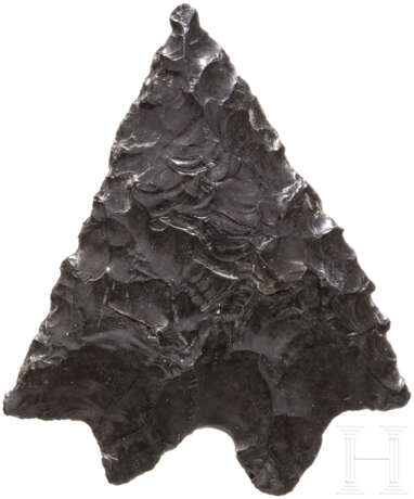 Atlatl-Spitze, Obsidian, Mexiko, präkolumbianisch - фото 2