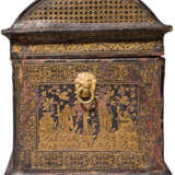 Lederbezogene und goldgeprägte Renaissance-Kassette , Antwerpen, Ende 16. Jahrhundert - Foto 4