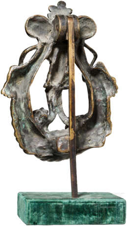 Frühbarocker Bronze-Türklopfer, Italien, um 1650 - photo 3