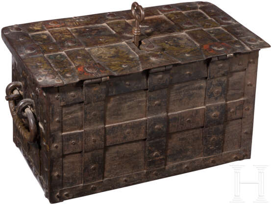 Kleine Kriegskasse, süddeutsch, 2. Hälfte 17. Jahrhundert - Foto 3